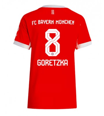 Bayern Munich Leon Goretzka #8 Hjemmebanetrøje Dame 2025-26 Kortærmet